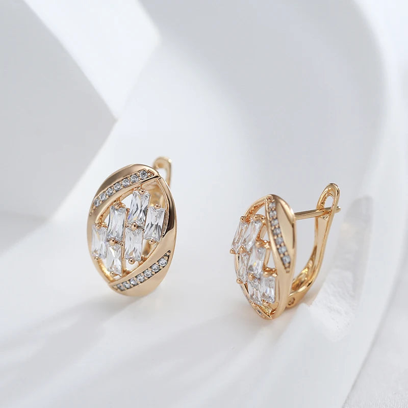 High Quality Daily Fancy Gold Colour Earrings 081
