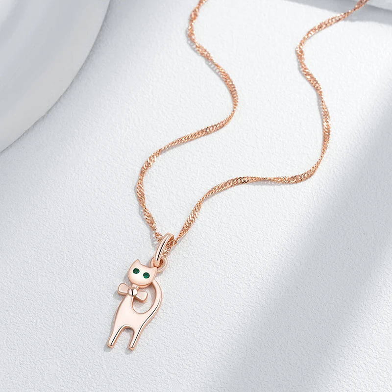 Cute Cat Pendant Necklace