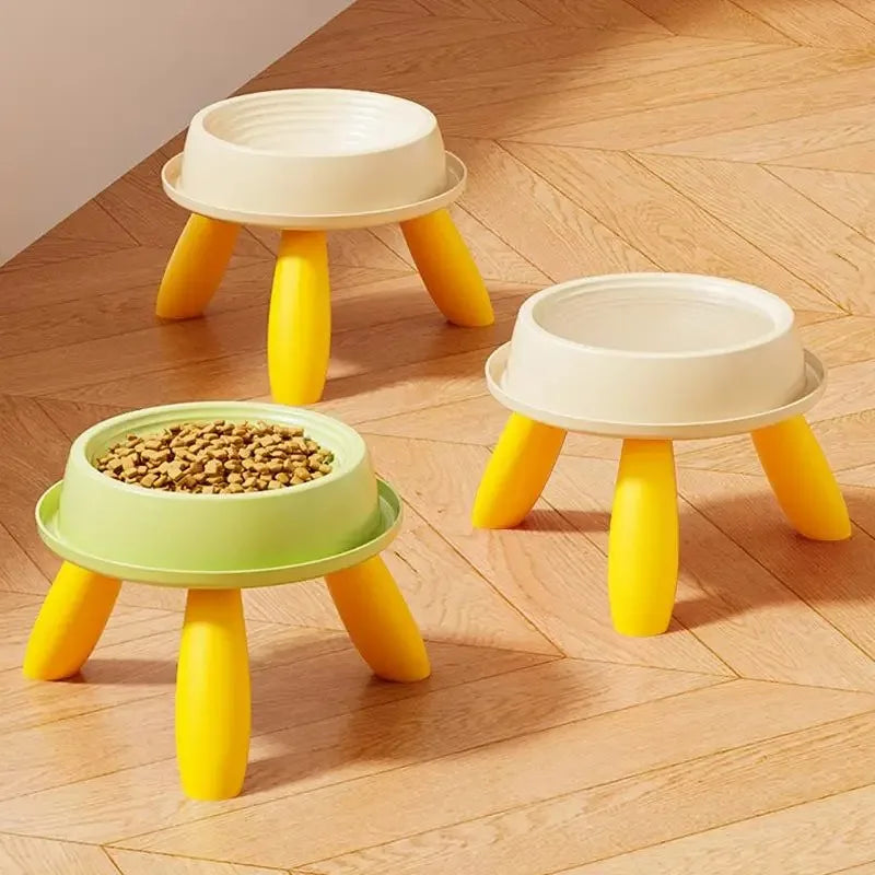 1 Pcs Elevated Cat Bowl, Anti-Vomiting Pet Feeder Raised Kitten Dish Daily Use for Puppy, Multi-Pet Feeding, Home Outdoor Travel
