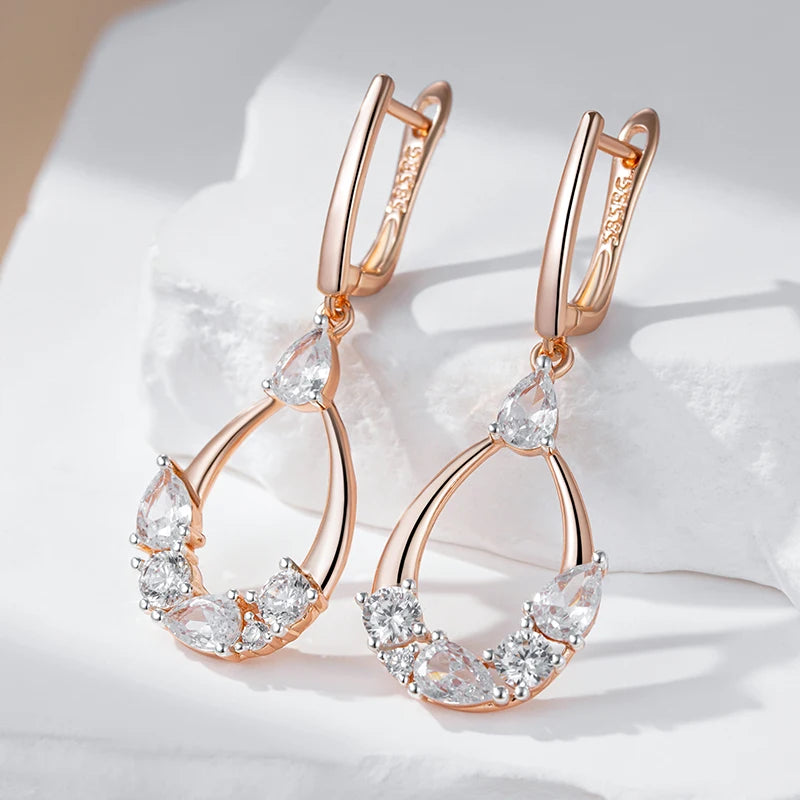 High Quality Daily Fancy Gold Colour Earrings 072