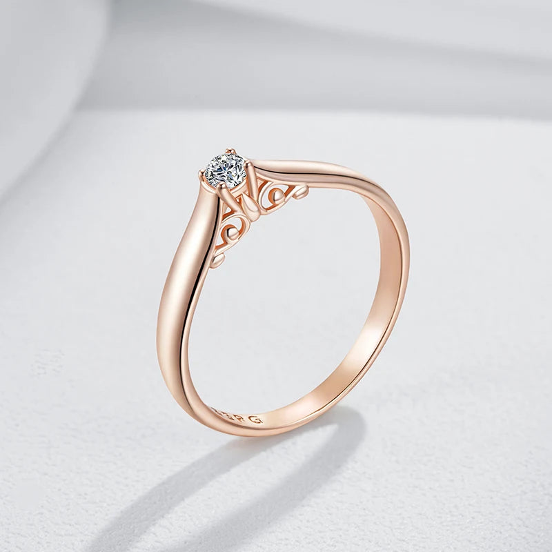 Trend Big Vintage Natural Glossy Metal Ethnic Bride Ring 057