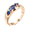 Trend Big Vintage Natural Glossy Metal Ethnic Bride Ring 096