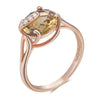 Trend Big Vintage Natural Glossy Metal Ethnic Bride Ring 050