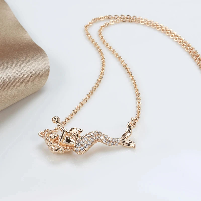 Exquisite Mermaid Pendant Necklaces