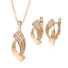 White Fancy 041 583 Rose Gold Casual Jewel Set