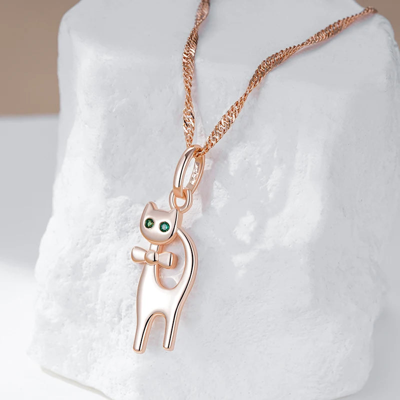 Cute Cat Pendant Necklace