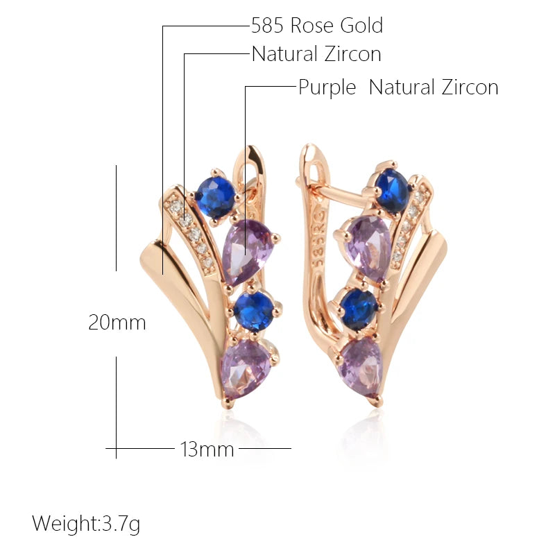 High Quality Daily Fancy Gold Colour Earrings 038
