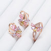 White Fancy 019 583 Rose Gold Casual Jewel Set