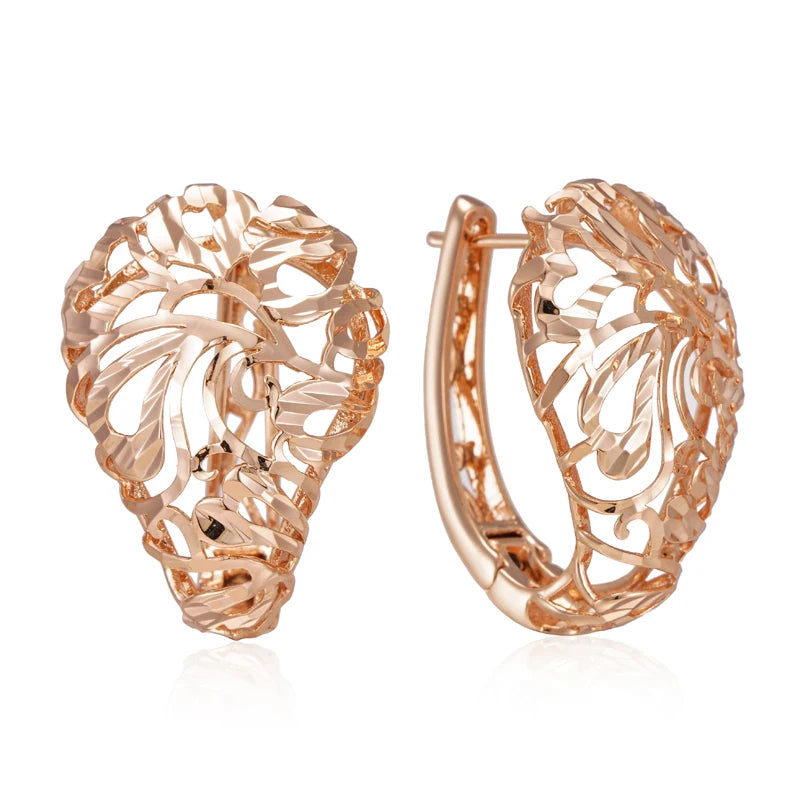 High Quality Daily Fancy Gold Colour Earrings 082