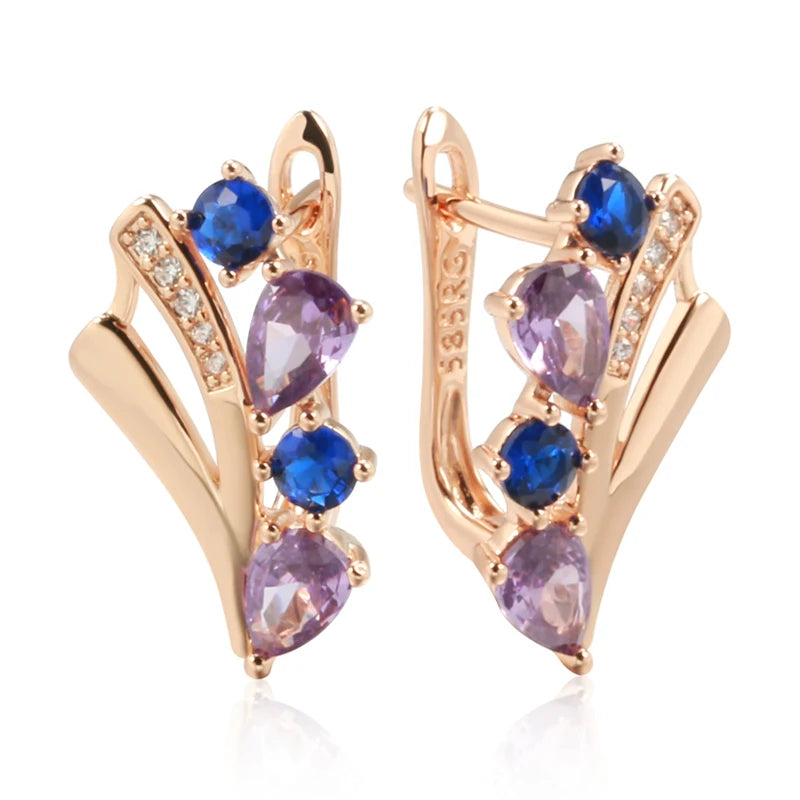 High Quality Daily Fancy Gold Colour Earrings 038