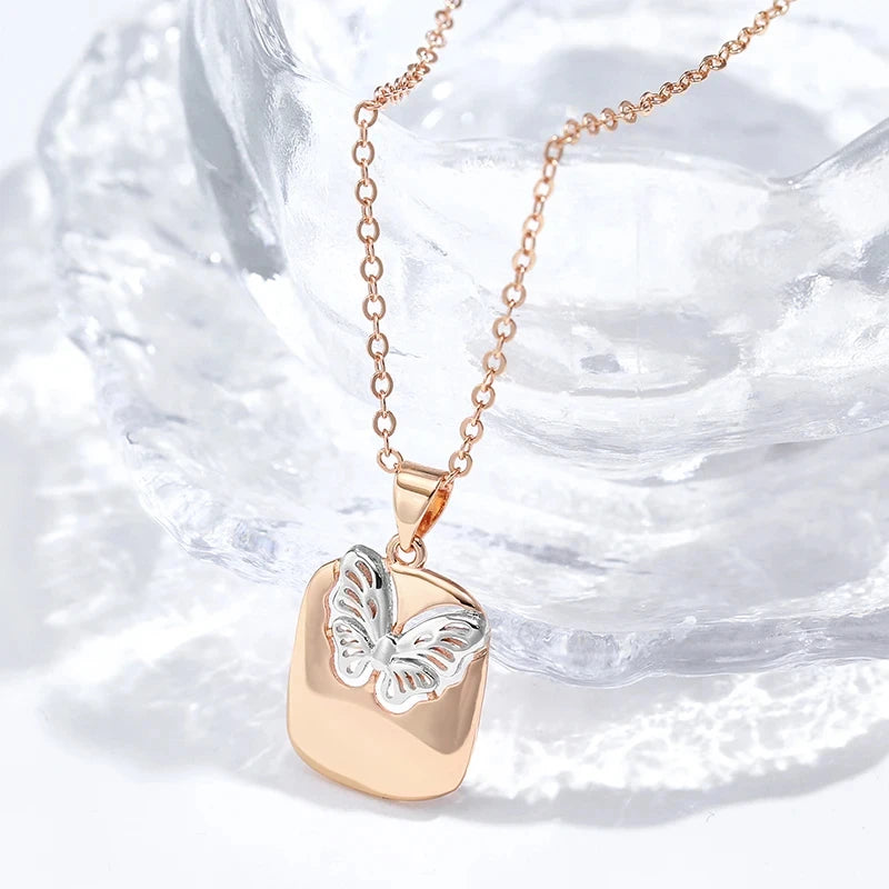 Fashion Pendant Hollow Butterfly Necklace