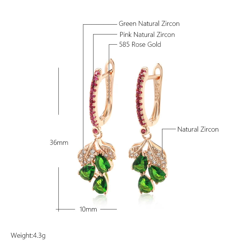 Gold Coloured Long Earring