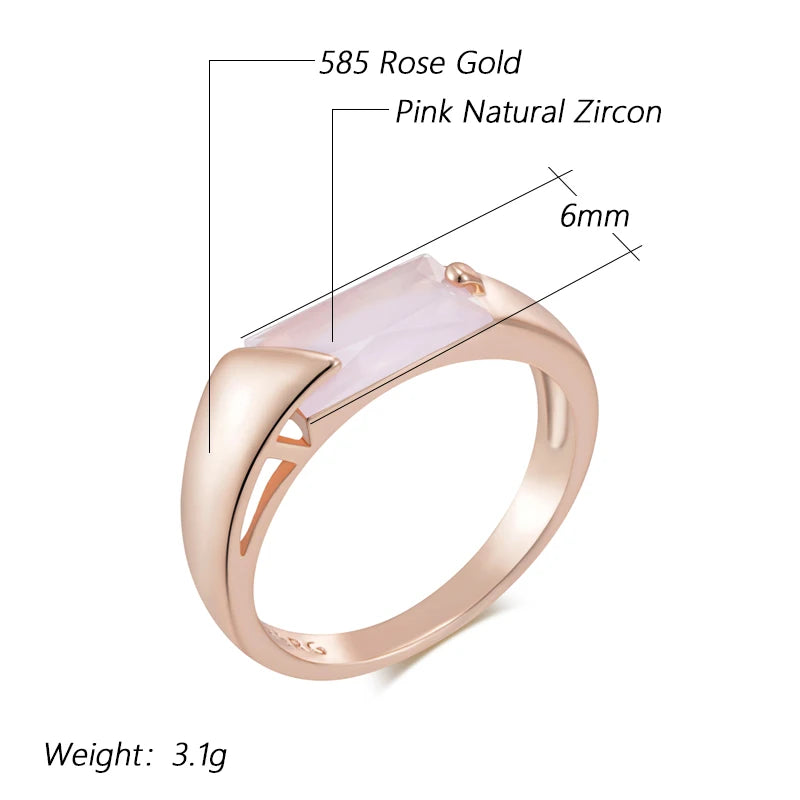 Best Luxury Shiny Gift Natural  Ring For Women 021