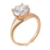 Trend Big Vintage Natural Glossy Metal Ethnic Bride Ring 087