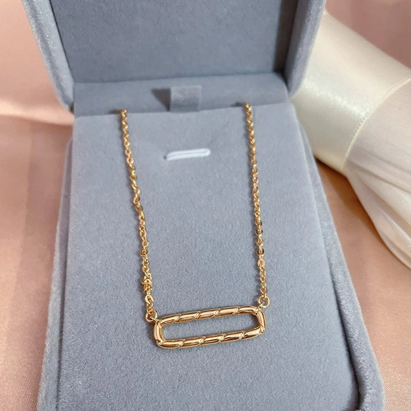 Hot Luxury Glossy Pendant Necklace