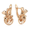 High Quality Daily Fancy Gold Colour Earrings 054