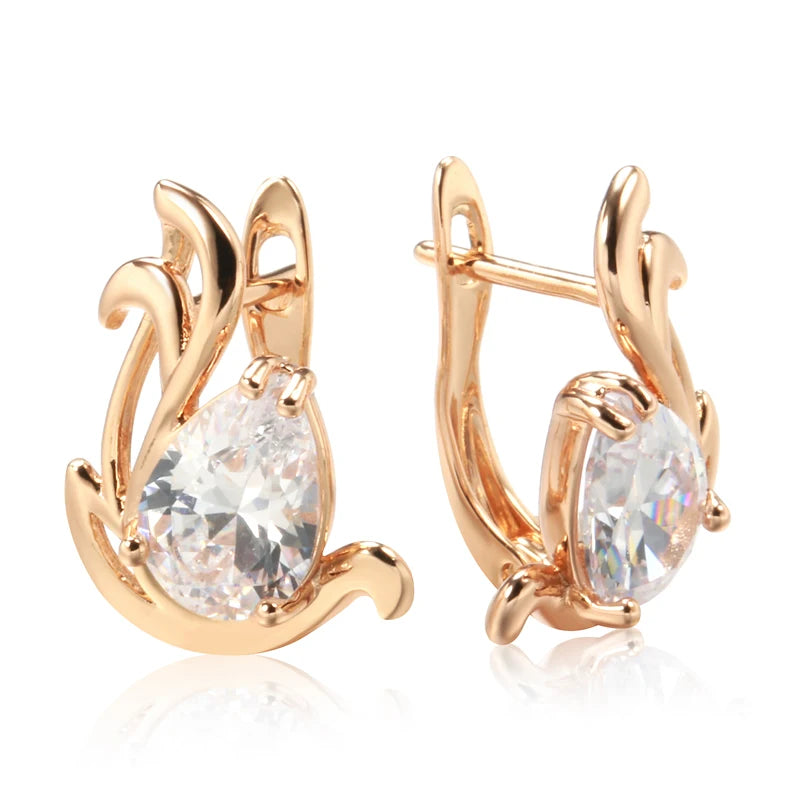 High Quality Daily Fancy Gold Colour Earrings 077