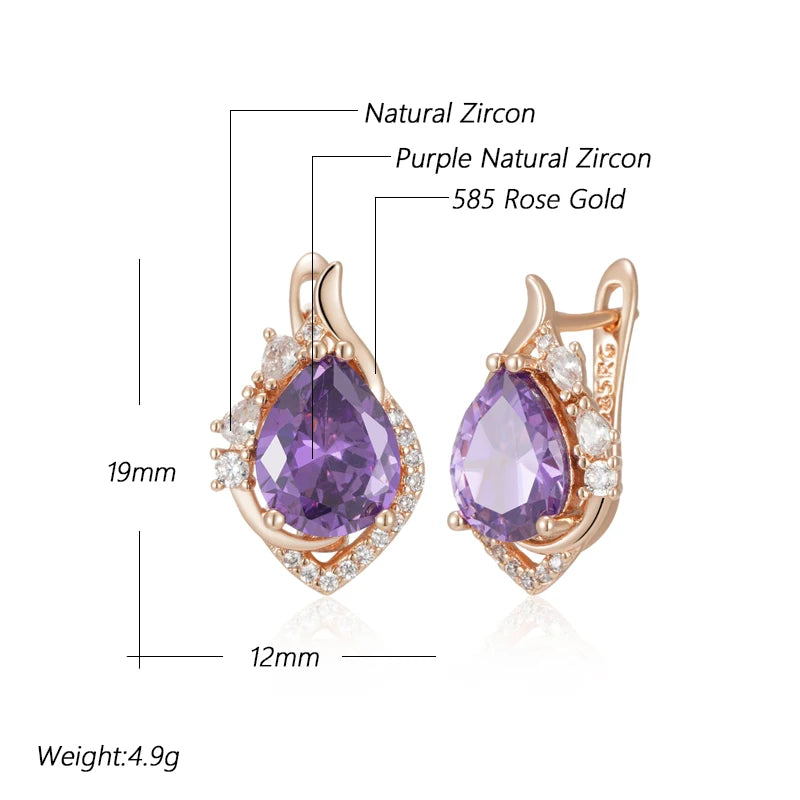 High Quality Daily Fancy Gold Colour Earrings 008