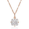 New Luxury Natural 585 rose Gold Pendant Necklace 013