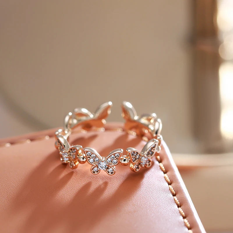 Best Luxury Shiny Gift Natural  Ring For Women 022