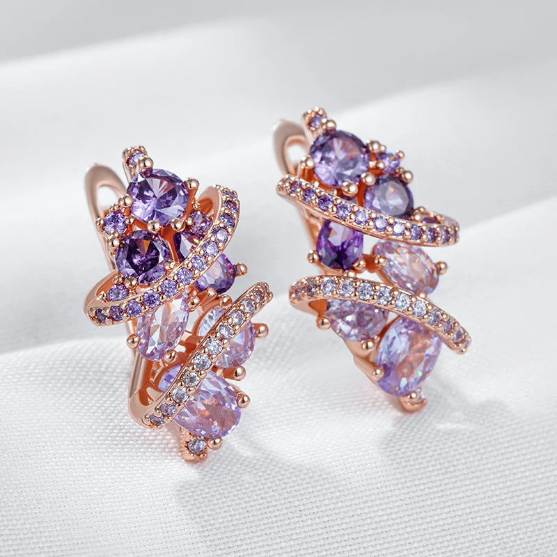 High Quality Daily Fancy Gold Colour Earrings 016