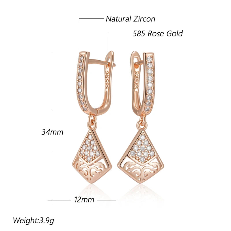 High Quality Daily Fancy Gold Colour Earrings 044