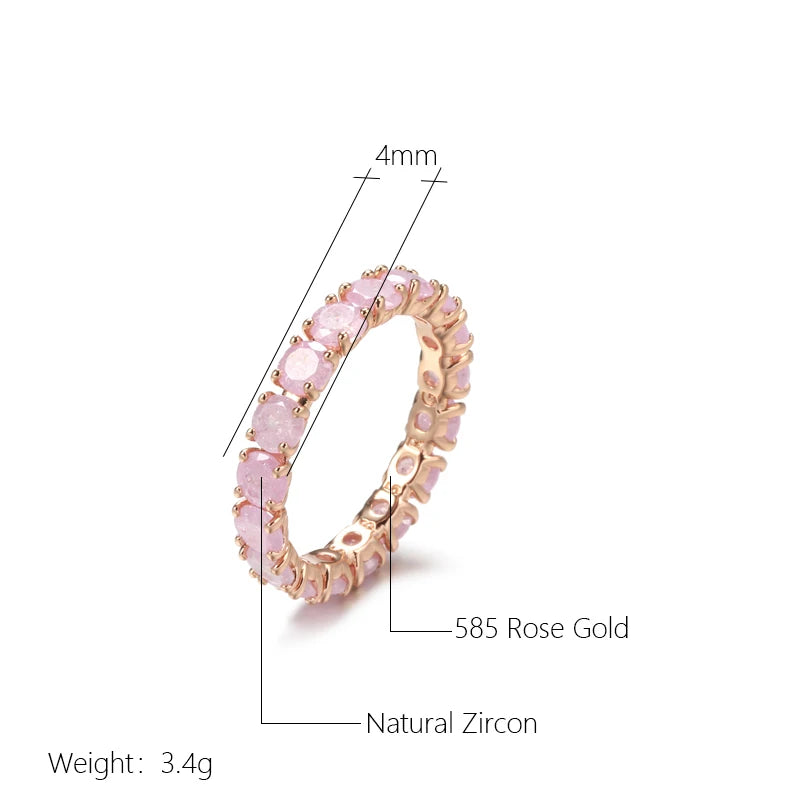 Best Luxury Shiny Gift Natural  Ring For Women 066