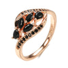 Trend Big Vintage Natural Glossy Metal Ethnic Bride Ring 009