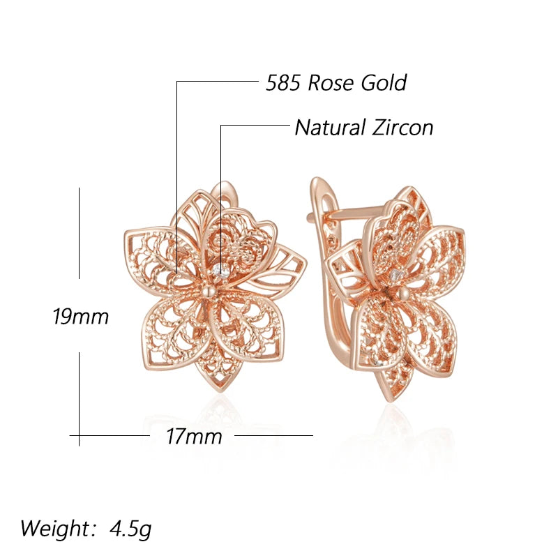 High Quality Daily Fancy Gold Colour Earrings 030