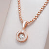 Swaying High Quality Gold Colour Pendant Necklace