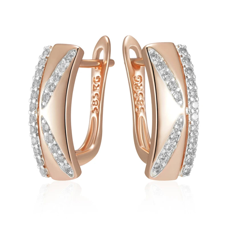 High Quality Daily Fancy Gold Colour Earrings 018