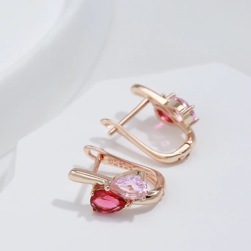 High Quality Daily Fancy Gold Colour Earrings 022