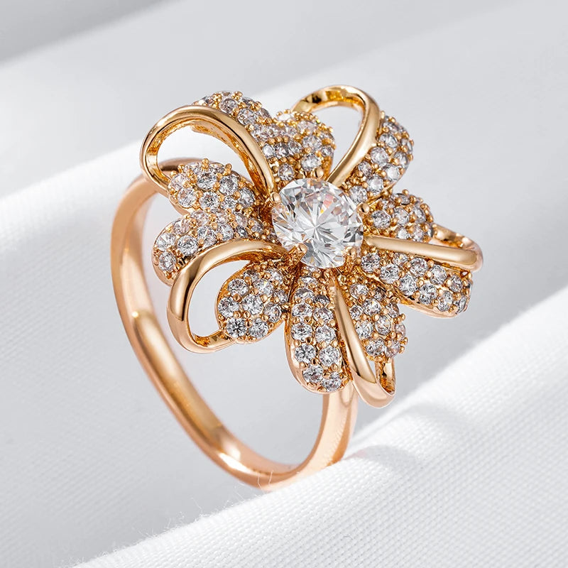 Best Luxury Shiny Gift Natural  Ring For Women 094