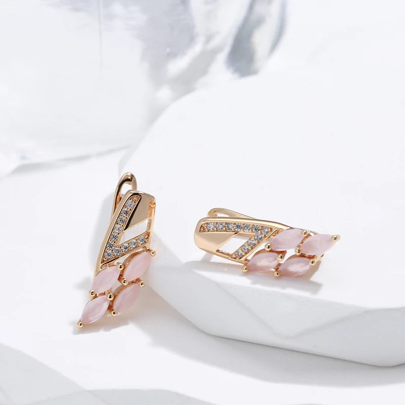 High Quality Daily Fancy Gold Colour Earrings 076