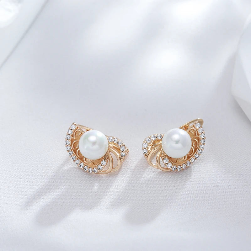 High Quality Daily Fancy Gold Colour Earrings 084