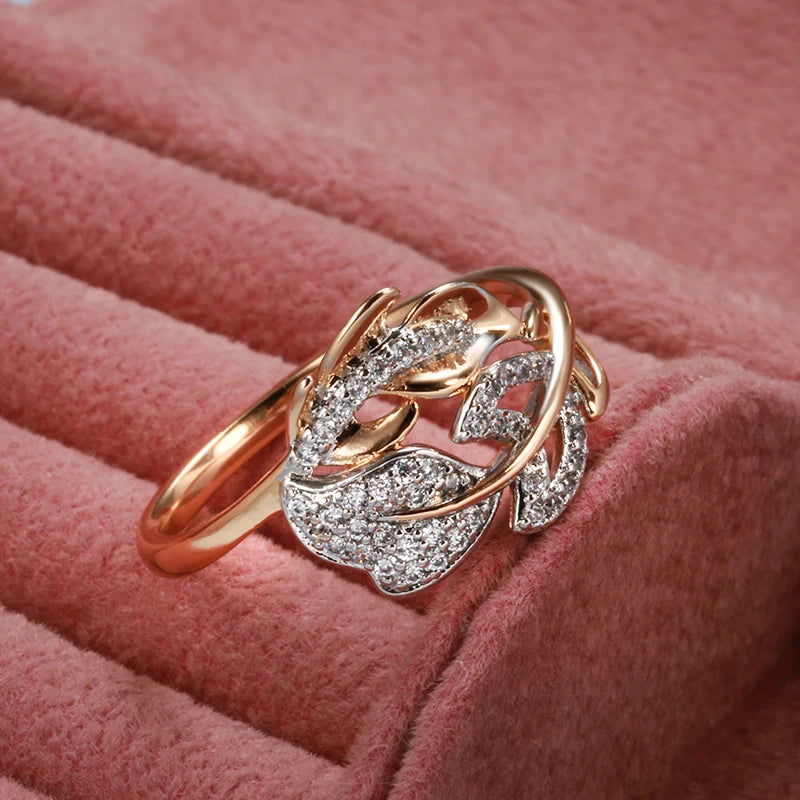 Fashion Natural Unusual Geometric Bend Fine Rings