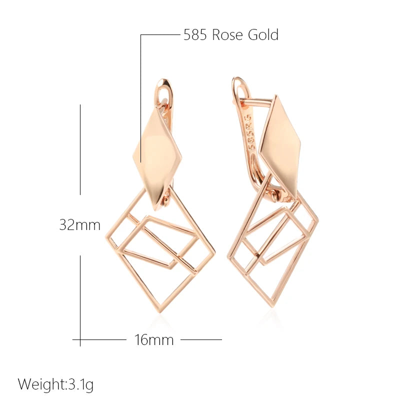 High Quality Daily Fancy Gold Colour Earrings 050