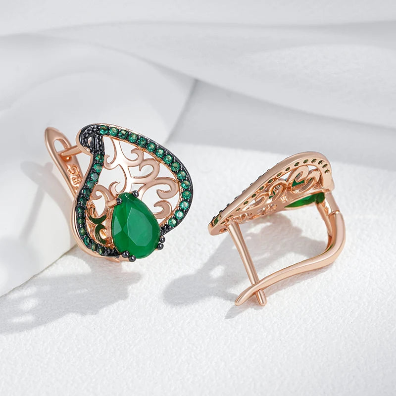 High Quality Daily Fancy Gold Colour Earrings 080