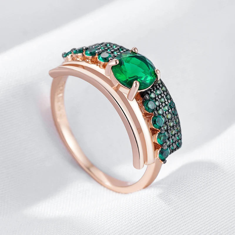 Best Luxury Shiny Gift Natural  Ring For Women 033