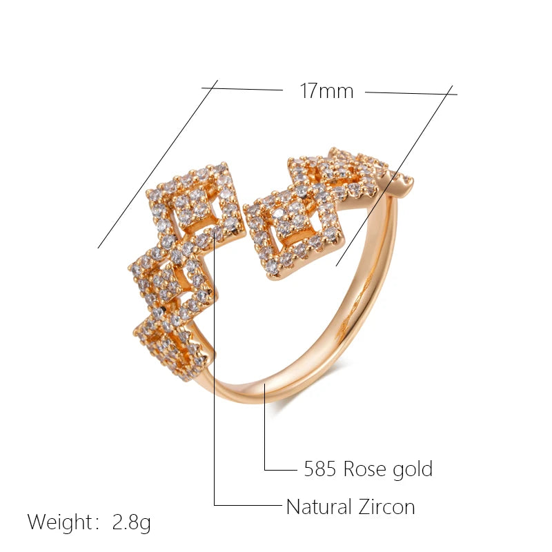 Best Luxury Shiny Gift Natural  Ring For Women 017