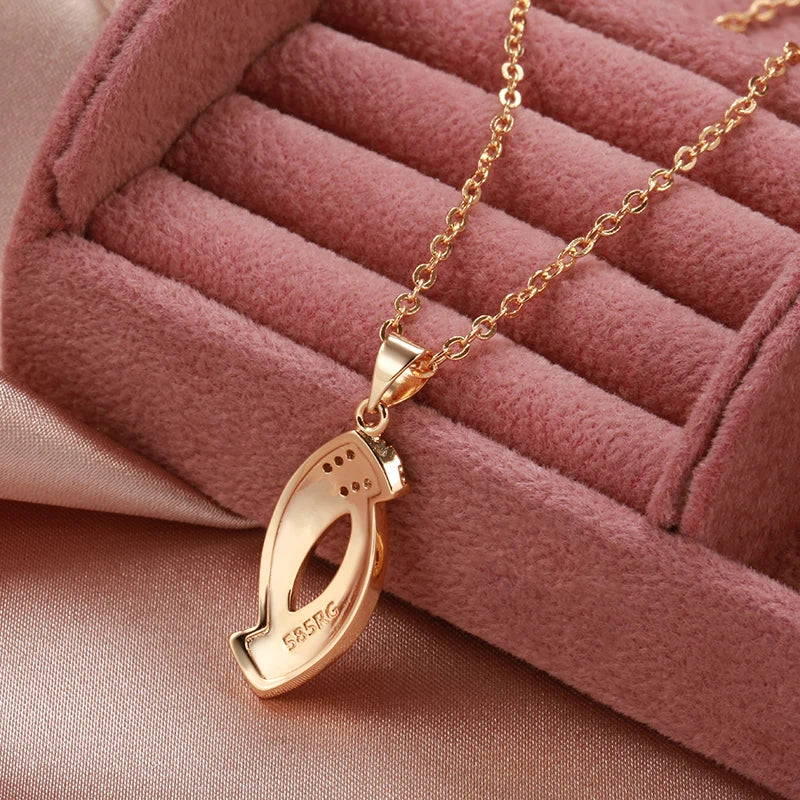 White Fancy 041 583 Rose Gold Casual Jewel Set