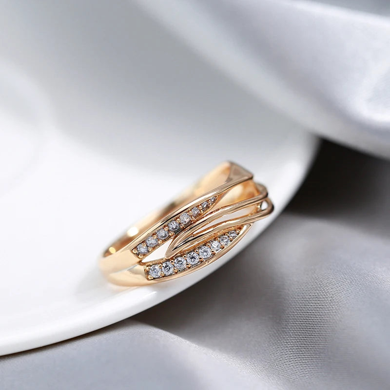 Simple Geometry Cross Fashion Design Ring