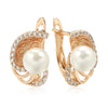 High Quality Daily Fancy Gold Colour Earrings 084