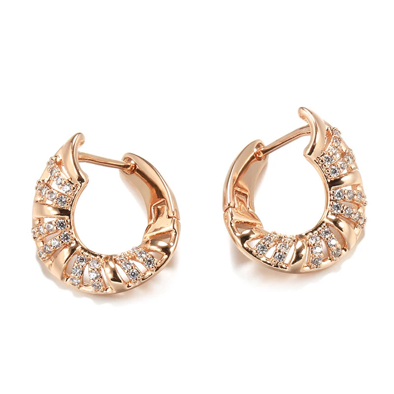 High Quality Daily Fancy Gold Colour Earrings 075