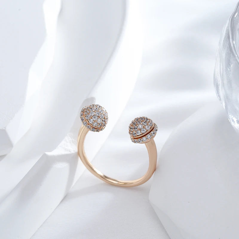 Best Luxury Shiny Gift Natural  Ring For Women 023