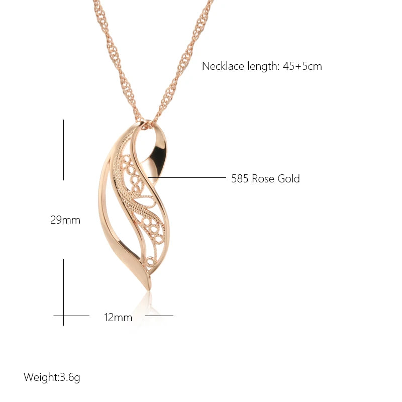 New Trend Glossy Pendant Necklace