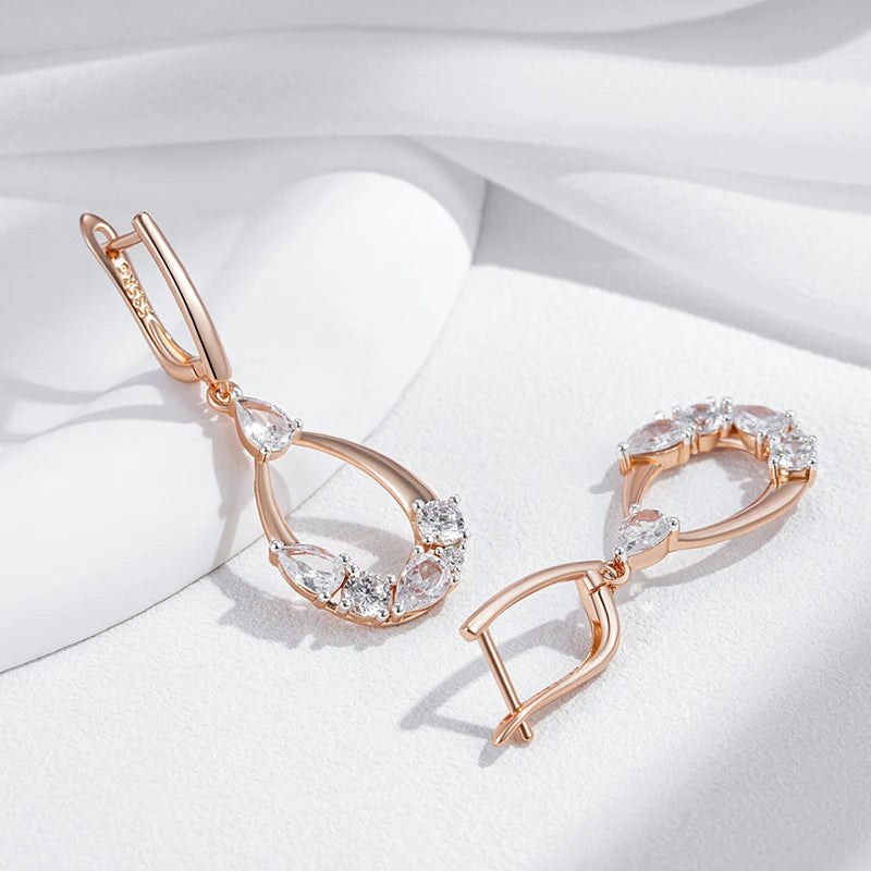 High Quality Daily Fancy Gold Colour Earrings 072