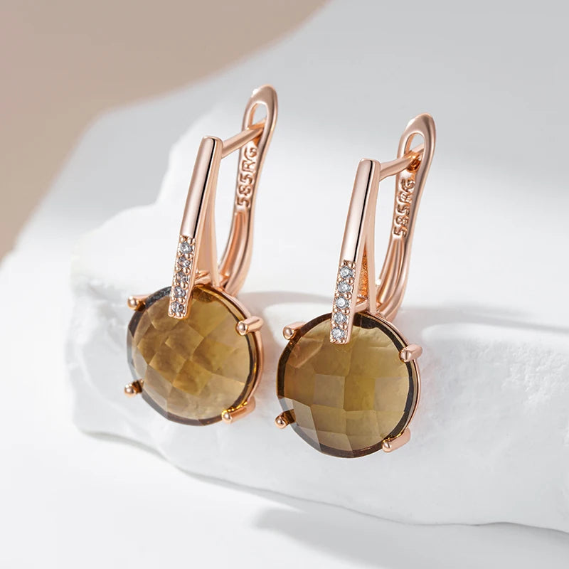 High Quality Daily Fancy Gold Colour Earrings 027