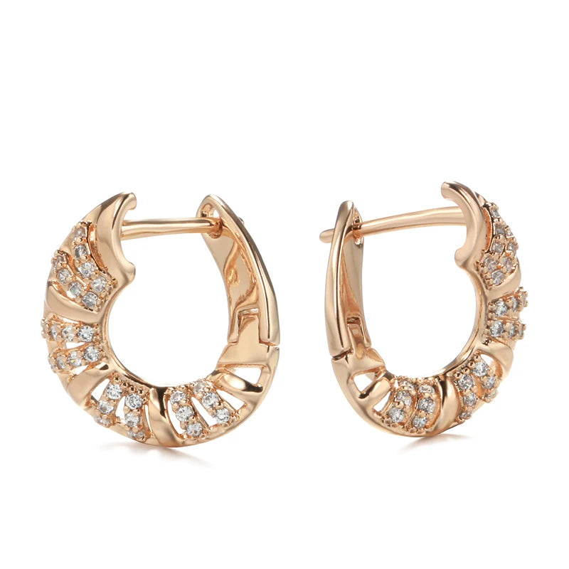 High Quality Daily Fancy Gold Colour Earrings 075