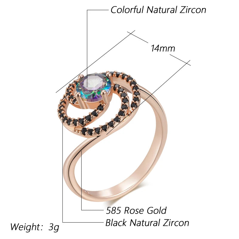 Best Luxury Shiny Gift Natural  Ring For Women 012